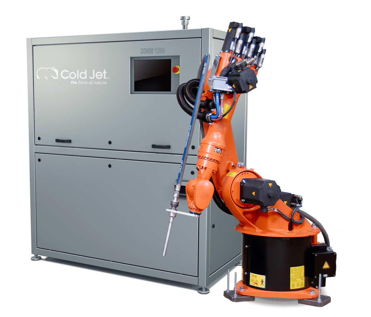 Integrated dry ice blasting enables automated deburring